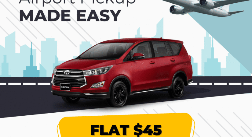 Grey Illustrative Airport Transfer Chauffeur Service Instagram Post