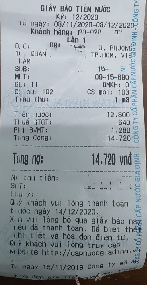 Water Bill Tien Nuoc Monthly Bills Ho Chi Minh City Residential Tap Water Saigon Cribs (1)