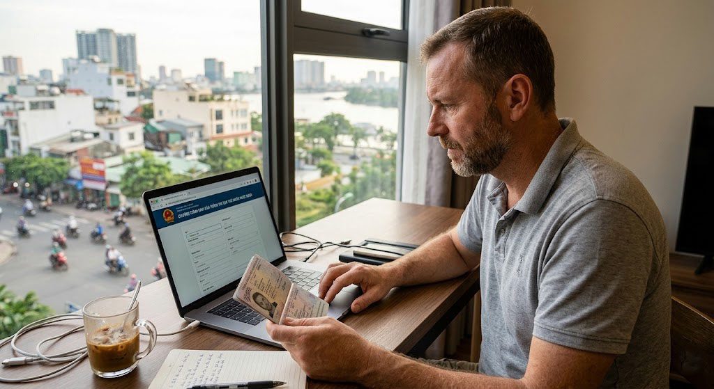New Vietnam Immigration Portal Screenshot